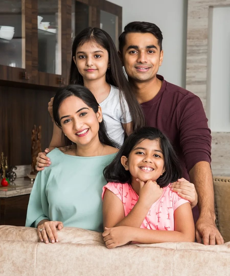 An Indian family together
